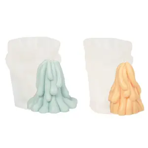 3d stereoscopic sea gypsum abrasives diy ornaments Marine tentacle scented candle silicone