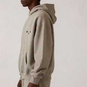 Sudaderas con capucha para hombre <span class=keywords><strong>Fear</strong></span> Tops de alta calidad, estilo urbano casual, color liso, oversize, personalizadas, para gimnasio y deportes, holgadas - Product Image 4