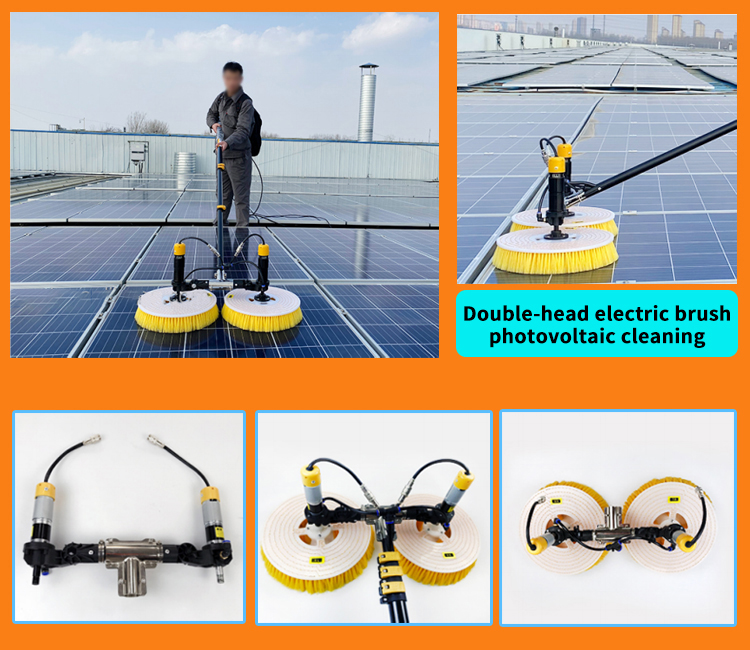Electric Photovoltaic Solar Panel Brush Nylon Filament