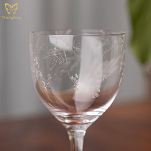 Copas de Cóctel de Vidrio Nick and <span class=keywords><strong>Nora</strong></span> Estilo Art Deco Vintage, Copas de Vino con Tallo Liso Grabado, 6 oz - Product Image 6