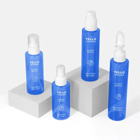 Flacons de vaporisateur et de lotion pour le corps en forme de cylindre de 50 ml, 80 ml, 100 ml pour les soins de la peau