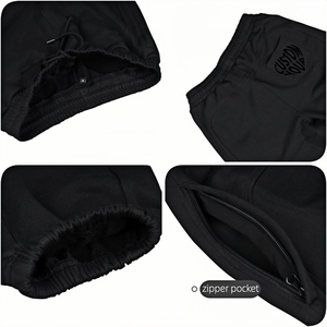 Pantalones de chándal de algodón 100% de alta calidad con logotipo personalizado para hombre, ropa de calle para gimnasio, joggers deportivos, joggers informales de lana en blanco - Product Image 5