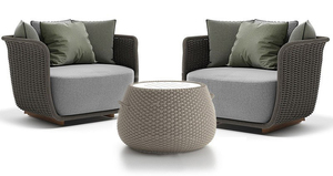 5 pièces exotiques rottan extérieur <span class=keywords><strong>jardin</strong></span> somptueux chaise en rotin et table basse en osier <span class=keywords><strong>salon</strong></span> meubles canapé ensemble - Product Image 4