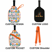 Ensemble d'accessoires personnalisés pour pickleball : Housse de raquette, pochette à balles, bandeau avec logo pour articles promotionnels de club, pour commandes personnalisées, fabricant