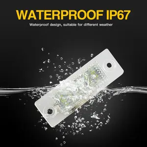 Eclairage de <span class=keywords><strong>plaque</strong></span> d'<span class=keywords><strong>immatriculation</strong></span> à Led pour VW Caddy 3 <span class=keywords><strong>Golf</strong></span> <span class=keywords><strong>5</strong></span> Plus Jetta <span class=keywords><strong>5</strong></span> Passat B5.<span class=keywords><strong>5</strong></span> B6 Wagon Touran Transporter T5 Car-Styling Led Bulbs - Product Image 2