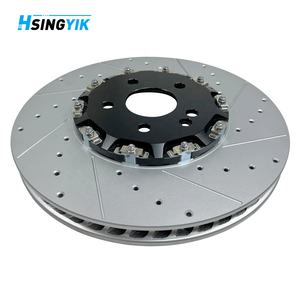 Disque de frein à rotor avant Hsingyik 2 pièces pour Mercedes Benz <span class=keywords><strong>AMG</strong></span> S <span class=keywords><strong>CLA</strong></span> 45 4-Matic C117 X117 X156 W176 1764210212 350X32MM - Product Image 5