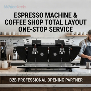 เครื่องชงกาแฟเอสเพรสโซ 3400W รุ่น WH-82S เครื่องชงกาแฟอุตสาหกรรมสำหรับอุปกรณ์ครัวเชิงพาณิชย์ - Product Image 1