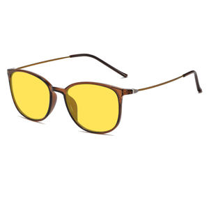 <span class=keywords><strong>Gafas</strong></span> de Moda Amarillas para Juegos, <span class=keywords><strong>Montura</strong></span> Cuadrada TR90, <span class=keywords><strong>Gafas</strong></span> de Visión Nocturna para Computadora, Anti Luz Azul, Bloqueo de Luz Azul - Product Image 4