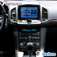 Éxito de Ventas Reproductor DVD con Pantalla Táctil Completa Android para Coche para Chevrolet Captiva 2013 2014 2015 2017 4+64 GB GPS Altavoz Inalámbrico
