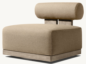 Ensemble de meubles de jardin en teck et tissu, ensemble de meubles d'extérieur, ensemble de meubles de patio - Product Image 3