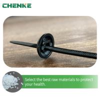 Attaches de câble en nylon autobloquantes 5*95MM, attaches intérieures pour pare-chocs, garde-boue et coffre de voiture, réparations automobiles