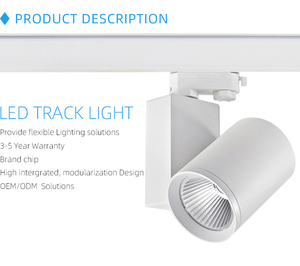High lumen uk standard two phase wires antiglare honeycomb <span class=keywords><strong>3</strong></span> circuit track light shell for retail lighting - Product Image 3