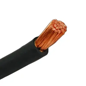 16mm2 25mm2 35mm2 50mm2 70mm2 90mm2 Various Sheathed Color Copper Wire Conductor Rubber Sheathed CPE Welding Cable