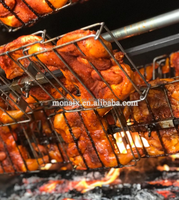 Rôtisserie péruvienne Brochette de charbon de bois Poulet Barbecue Four et gril brésilien Churrascos Combinaison Prix de la machine