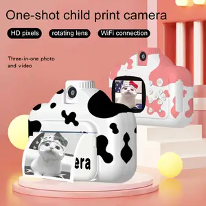 Écran HD Portable pour enfants, appareil Photo instantané, jouets pour enfants, impression Photo, Selfie, vidéo numérique, appareil Photo instantané
