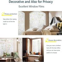 Film de fenêtre statique pour la maison, autocollant de fenêtre statique givré pour la protection de la vie privée