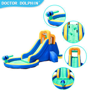 Docteur Dauphin Offre Spéciale <span class=keywords><strong>Vacances</strong></span> d'été Fête en plein air Moonwalk Combo Jumping House Château de rebond gonflable pour les enfants - Product Image 4