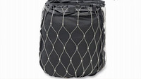 Bolsa Protectora de Malla de Cuerda Duradera de Acero Inoxidable SS304 Modelo YT02 a Prueba de Manipulaciones para Mochila Escolar de Jardín de Infantes, Casco y Lámpara