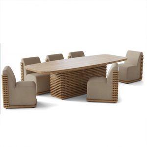 नेडोरिक गार्डन चेयर आउटडोर फर्नीचर सेट वाटरप्रूफ आंगन टेबल और कुर्सियां रिसॉर्ट डाइनिंग टेबल चेयर मईबल्स - Product Image 3