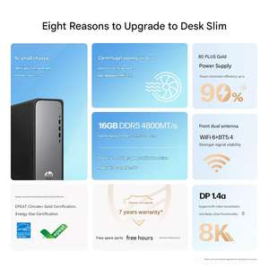 Nuevo Ordenador de Escritorio Empresarial Star Desk Slim S03 al por Mayor, Intel Core I7, 16 GB DDR5, 512 GB SSD, Windows 10, Teclado y Ratón - Product Image 6