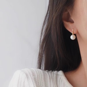 22398DIY <b>Pearl</b> Accessories S925 Silver Ear Nail Empty Holder Fashionable Simple Ear Hook for Women 9-15mm Beads <b>Pearl</b> <b>Earrings</b> - Product Image 1