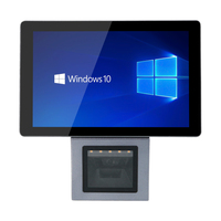 Licon - Verificador de Precios de 10 Pulgadas con Windows 10, para Montaje en Pared/Escritorio, con Escáner de Códigos de Barras 1D/2D, Intel I5, Wi-Fi 6, para Negocios