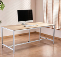 Bureau d'ordinateur en profilé en aluminium série 6000 sur mesure, robuste, avec profil en T, pour le travail au PC, la découpe, le pliage et la soudure