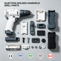 Pièces en plastique pour outils électriques de précision sur mesure, composants moulés par injection OEM pour la fabrication de boîtiers de perceuses électriques