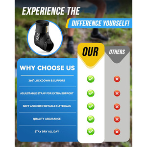 Soporte <span class=keywords><strong>de</strong></span> <span class=keywords><strong>Tobillo</strong></span> para Alivio del Dolor, Venda <span class=keywords><strong>de</strong></span> Compresión Protectora para Esguinces, <span class=keywords><strong>Estabilizador</strong></span> para Recuperación Deportiva y Uso Diario - Product Image 4