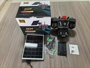 Telecamera di Sicurezza PTZ 4G Solare da Esterno 6MP con Tre Obiettivi, Audio Bidirezionale e Sensore CMOS - Product Image 1