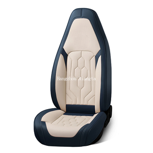 Xiangta 5D luxe en cuir Pu universel Fly 5D stéréo housse de sièges de voiture en cuir Pvc housses de siège imperméables pour voiture - Product Image 6