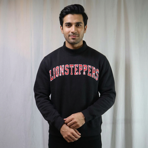 BFSC Crew Neck Sweatshirt Men's Regular Fit 100% Cotton Knitted Pullover Casual Letter Print Autumn Style FINER THREADS - Product Image 1