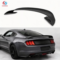 Aileron arrière HONGHANG 3 étapes pour Ford Mustang 2015-2019, aileron de coffre réglable style GT, kit carrosserie aérodynamique, vente en gros OEM