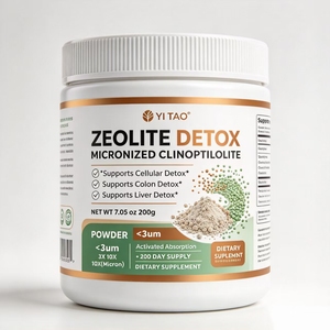 OEM/ODM Polvo de Zeolita Desintoxicante Micronizado, Clinoptilolita Mineral Natural, Desintoxicación Corporal Completa, Eliminación de Metales Pesados, Suplemento para la Salud Intestinal - Product Image 1