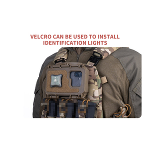 Soporte Táctico para Teléfono <span class=keywords><strong>SABADO</strong></span>, Caja de Montaje en Pecho Compatible con Sistema Molle para Smartphone, Entrenamiento al Aire Libre y Caza - Product Image 3