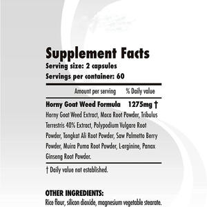 OEM Horny козий сорняк для мужчин и женщин, Мужская добавка для улучшения питания, капсула Epimedium - Product Image 2