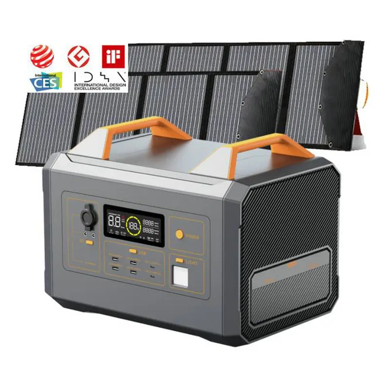 Bateria multi-função PowerStation portátil Home Backup energia recarregável gerador solar de emergência usina portátil