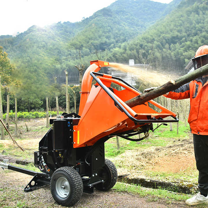 Wood Chipper Machine 15hp - Efficient Tree Branch Shredder