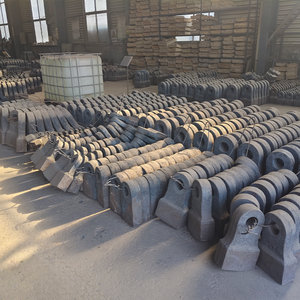 Cabezal de martillo de acero con alto contenido de manganeso para trituradora de oro, martillos de molino de martillos resistentes al desgaste, Fundición Yiwei, 78 kg, Henan, China, Minería - Product Image 5