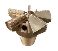 6 1/2 ''Corps en acier PDC Bit 5 lames coupeurs d'huile forgé outil de forage pour puits d'eau