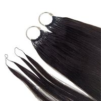 Nouvelles Tendances : Extensions de Cheveux Pré-crochetsées à Pointe, 100% Cheveux Humains Vierges Remy, Faciles à Utiliser