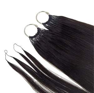 เทรนด์ใหม่ <span class=keywords><strong>ผม</strong></span>ต่อแบบถักโครเชต์สำเร็จรูป 100% เส้น<span class=keywords><strong>ผม</strong></span>แท้แบบเวอร์จิ้นเรมี่ ใช้งานง่าย - Product Image 2