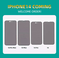 Pelindung Layar Kaca Tempered Anti Spy 9H 30 Derajat Privasi untuk Vivo Y12S Y21S iPhone Samsung Xiaomi Infinix