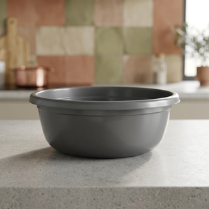 Durable 24L <b>Grey</b> Plastic Eco-Friendly Anti-Slip Sustainable Storage <b>Bin</b> Multifunctional Design Household Utensils Use CATEEM - Product Image 3
