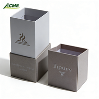 Boîte cadeau personnalisée haut de gamme pour tasses, en carton recyclé avec pelliculage mat et gaufrage à chaud doré