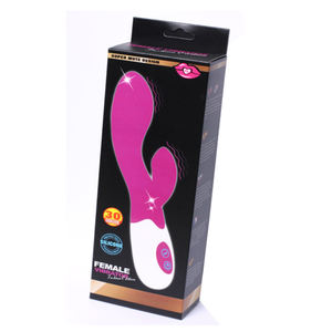 Baterai AAA tipe Pink ungu biru dua motor stimulasi Dildo Vibrator kelinci DI Dubai Arab Saudi - Product Image 1
