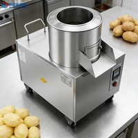 Commerciële volautomatische multifunctionele roestvrijstalen fruit- en groenteschilmachine