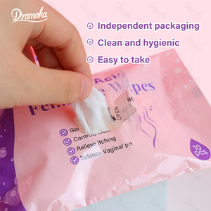 Lingettes Intimes Acide Borique Marque Blanche 10 Pièces/Paquet 100% Naturelles Nettoyantes pour l'Hygiène Féminine et les Soins Intimes - Product Image 5