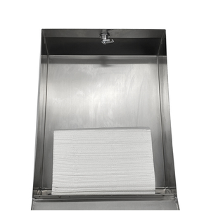 Gunot — distributeur mural de serviettes en acier inoxydable, robuste, pour serviettes, <span class=keywords><strong>papier</strong></span> de <span class=keywords><strong>toilette</strong></span>, robuste, isi 304 SS - Product Image 4