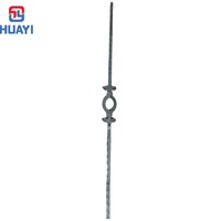 Componentes de Hierro Forjado para Escaleras, Vallas, Rejas, Piezas de Escalera de Diseño Moderno, Resistentes al Óxido, Personalizables y Duraderas